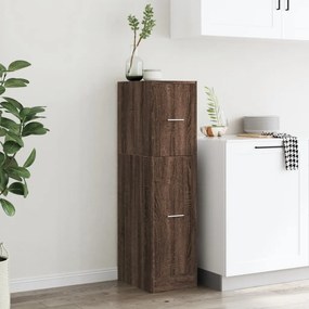 vidaXL Συρταριέρα Γενικής Χρήσης Καφέ Δρυς 30x41x118 εκ. Επεξ. Ξύλο