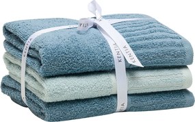 Πετσέτες Προσώπου (Σετ 3τμχ) Kentia Versus Vance 360gsm Μπλε