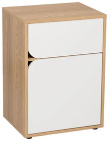 Liberta SMILE 2 ΚΟΜΟΔΙΝΟ SONOMA ΛΕΥΚΟ 45x35xH63,5cm 45x35xH63,5cm 09-2123