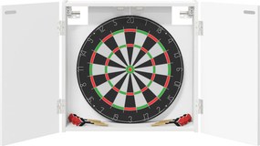 vidaXL Ντουλάπα Πινάκων Βελών Λευκό 56 x 12 x 53,5 εκ.