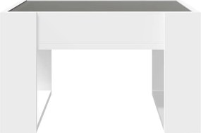 vidaXL Τραπεζάκι Σαλονιού Infinity LED Λευκό 50x53x30 εκ.