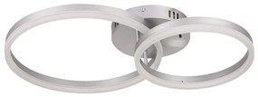 Φωτιστικό Οροφής 6094-B Led Dimmable Φ70cm 4500Lm 45W 3CCT Silver Inlight