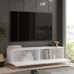 Έπιπλο Τηλεόρασης Λευκό FN1 140x35,5x38,2