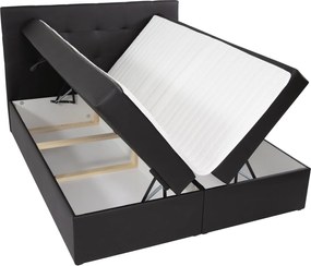 Επενδυμένο Κρεβάτι Luanda-Καφέ-140x200