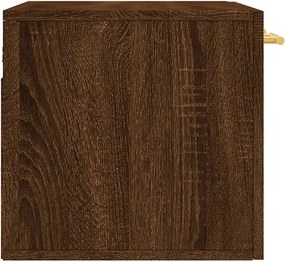 vidaXL Ντουλάπι Τοίχου Καφέ Δρυς 60x36,5x35 εκ. Επεξεργασμένο Ξύλο