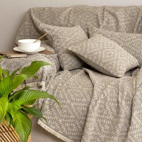 Ριχτάρι Akritas Spaghi-Grey Aslanis Home Πολυθρόνα 180x180cm Βαμβάκι-Polycotton