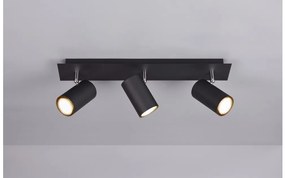 Σποτ Φωτιστικό Οροφής 3xGU10 Τριπλό Κινητό Marley Trio Lighting-802400332-Μαύρο 802400332