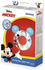 Φουσκωτή Σανίδα Bestway Λευκό Mickey Mouse 74 x 76 cm