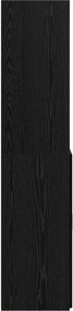 vidaXL Highboard Μαύρη Δρυς 70 x 42,5 x 185 εκ Επεξεργασμένο Ξύλο