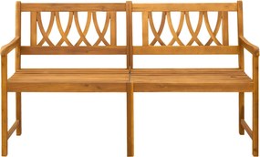 vidaXL Εξωτερικός πάγκος 2 -θέσιο 150 x 56 x 90 εκ.