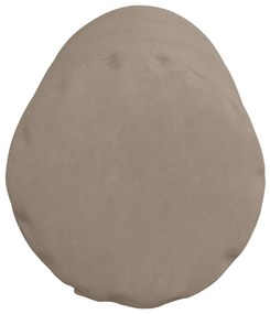 vidaXL Μαξιλάρια Στήριγμα 2 pcs Taupe Ø 25 x 70 cm Ύφασμα Μικροΐνας
