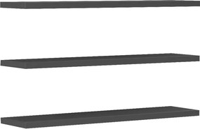 Ραφιέρα τοίχου Divar pakoworld ανθρακί 60x14.5x1.8εκ