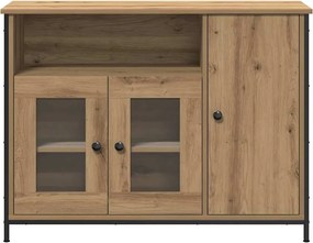 vidaXL Πλαϊνό γραφείο Artisan Oak 100 x 35 x 75 εκ.