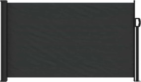 vidaXL Σκίαστρο Πλαϊνό Συρόμενο Μαύρο 120 x 600 εκ.