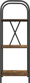 vidaXL Ράφι Βιβλίων 3 επιπέδων 40 x 30 x 109 εκ Επεξεργασμένο ξύλο
