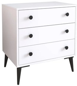 Συρταριέρα ArteLibre AMARI Λευκό Μοριοσανίδα 72x43x79cm-14870057