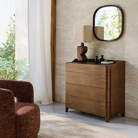 Συρταριέρα από καρυδιά, σχεδιασμός Emmanuel Gallina, Junius