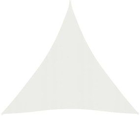 vidaXL Πανί Σκίασης Λευκό 4 x 5 x 5 μ. από HDPE 160 γρ./μ²