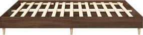 vidaXL Πλαίσιο κρεβατιού χωρίς στρώμα 200x200 εκ. Επεξεργασμένο Ξύλο