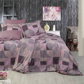 Παπλωματοθήκη Δήμητρα 336 Pink DimCol Queen Size 220x240cm 100% Βαμβακερή Φανέλα