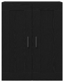vidaXL Highboard Επιτοίχιο 2 pcs Μαύρη δρυς 69.5 x 34 x 180 εκ.