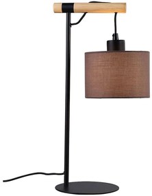 Φωτιστικό Επιτραπέζιο Rika 4307500 23x46cm 1xE27 40W Natural-Black Viokef