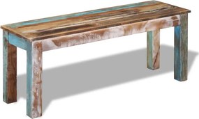 vidaXL Πάγκος 110 x 35 x 45 εκ. από Μασίφ Ανακυκλωμένο Ξύλο