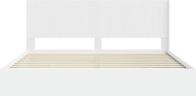 vidaXL Καλάθι με αποθήκη και κεφαλάρι Λευκό 180 x 200 cm