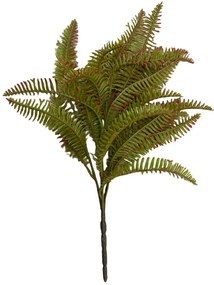 Τεχνητή Χωνευτή Φτέρη Cinnamon 46cm Green-Brown Supergreens Πολυαιθυλένιο