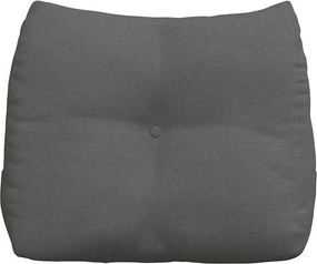 vidaXL Μαξιλάρι Πλάτης Σκούρο Γκρι 60 x 50 x 24 cm ύφασμα