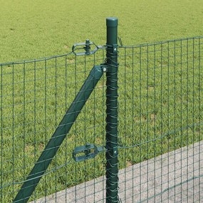 vidaXL Συρματόπλεγμα με Σκυρόδεμα 10 x 0,5 m PVC-Επικαλυμμένο Ατσάλι