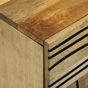 vidaXL Κομοδίνο Φυσικό 50 x 33 x 60 εκ Επεξεργασμένο Ξύλο