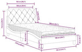 ΚΡΕΒΑΤΙ ΜΕ ΣΤΡΩΜΑ ΜΠΛΕ 100X200 ΕΚ. ΒΕΛΟΥΔΙΝΟΣ 3208644