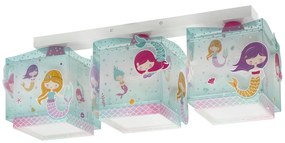 Παιδικό Φωτιστικό Οροφής Τρίφωτο Ango Mermaids 63443