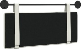 vidaXL Κρεμαστό Κεφαλάρι Λευκός 110 x 55 x 5 εκ Τεχνητό Δέρμα