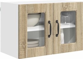 vidaXL Ραφιέρα τοίχου PORTO 2 pcs Δρύς Sonoma Επεξεργασμένο Ξύλο