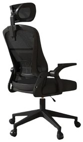 OEM Καρέκλα Γραφείου YT-708 Μαύρη Πάνινη