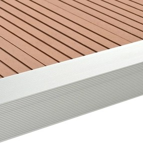 vidaXL Γωνίες Deck 5 τεμ. Ασημί 170 εκ. από Αλουμίνιο