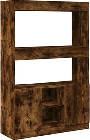 vidaXL Ντουλάπι Καπνιστή Δρυς 92x33x140 εκ. από Επεξεργασμένο Ξύλο