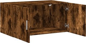 vidaXL Ντουλάπι Τοίχου Καπνιστή Δρυς 80x42,5x40 εκ. Επεξεργασμένο Ξύλο