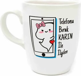 Stewehome Οβάλ κούπα από κεραμικό για δώρο Κρεμ 8x8x9 cm
