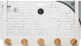 Κρεμάστρα Πόρτας 5 Θέσεων F-V Hooks White 151570B
