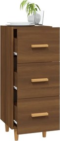 vidaXL Ντουλάπι Καφέ Δρυς 34,5 x 34 x 90 εκ. Επεξεργασμένο Ξύλο
