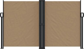 vidaXL Σκίαστρο Πλαϊνό Συρόμενο Taupe 140 x 1200 εκ.