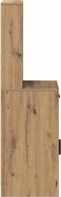 vidaXL Highboard Artisan Oak 41 x 40 x 135 εκ Επεξεργασμένο ξύλο