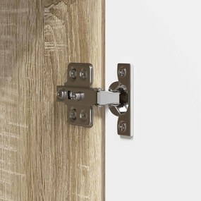 vidaXL Πλαϊνό γραφείο Sonoma Δρυς 33 x 34,5 x 89,5 εκ