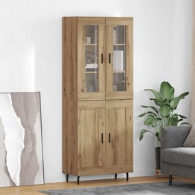 vidaXL Highboard 2 pcs Artisan Oak 69,5 x 34 x 180 εκ.