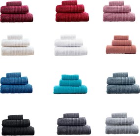 Πετσέτα Χεριών (30x50) Rythmos Laura 500gsm Κόκκινο