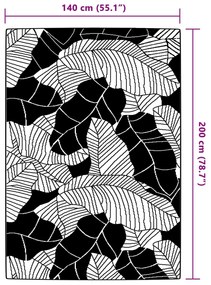 vidaXL Χαλί εξωτερικού χώρου ARAKIL Πράσινο 140x200 cm PP