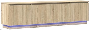 vidaXL Ντουλάπι TV Δρύς Sonoma 180 x 38 x 49 εκ Επεξεργασμένο ξύλο